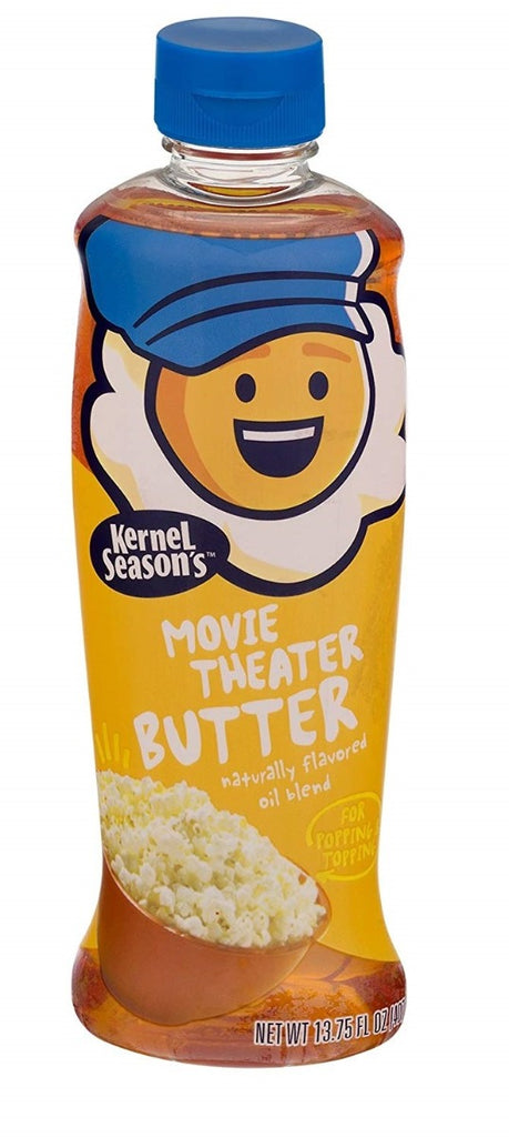 KERNEL SEASONS: Movie Theater Butter Popcorn Popping & Topping Oil, 13.75 oz