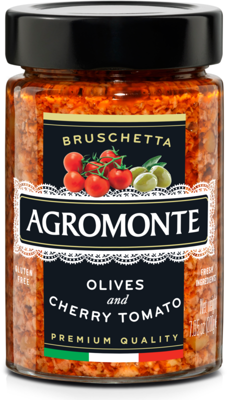 AGROMONTE: Bruschetta Olv Chry Tmato, 7.05 oz