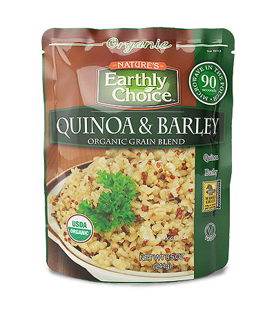 NATURES EARTHLY CHOICE: Grain Mwv Qnoa Brly Org, 8.5 oz