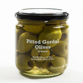 LOSADA: Pitted Gordal Olives, 12 oz