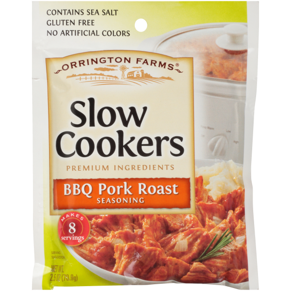 ORRINGTON FARMS: Ssnng Slwcookr Bbq Pork Roast, 2.5 oz