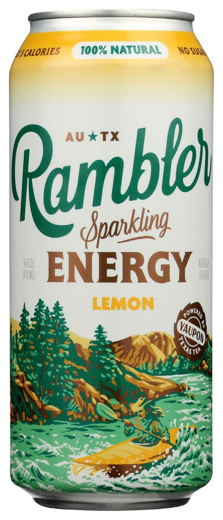 RAMBLER: Drink Enrgy Sprkl Lemon, 16 fo