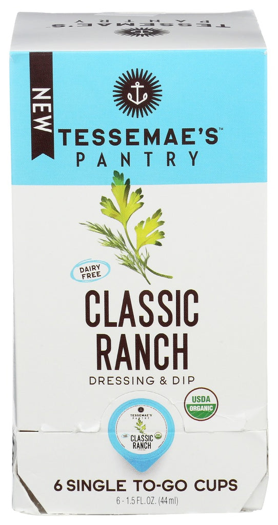 TESSEMAES: Pantry Classic Ranch To Go Cups 6Pack, 9 oz