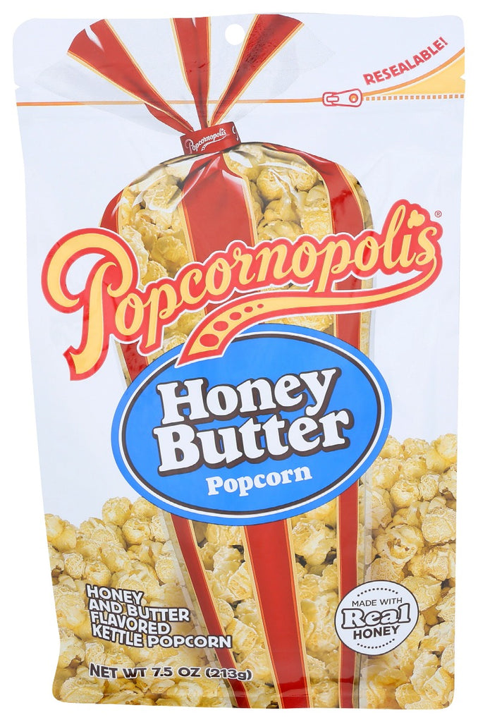 POPCORNOPOLIS: Honey Butter Popcorn, 7.5 oz