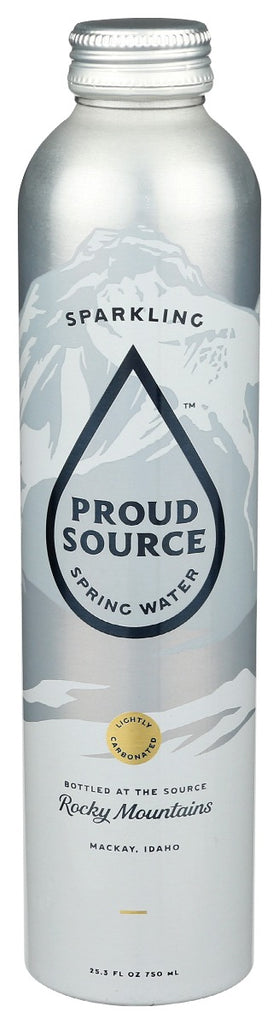 PROUD SOURCE: Rocky Mountains Sparkling Spring Water, 25.3 fo