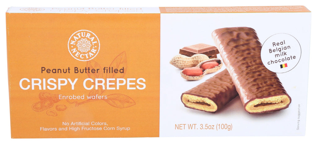 NATURAL NECTAR: Peanut Butter Crepes, 3.5 oz