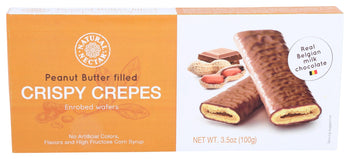 NATURAL NECTAR: Peanut Butter Crepes, 3.5 oz