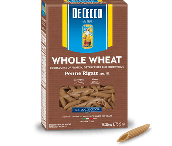 DE CECCO: Penne Rigate No 41 100 Percent Whole Wheat, 13.25 oz