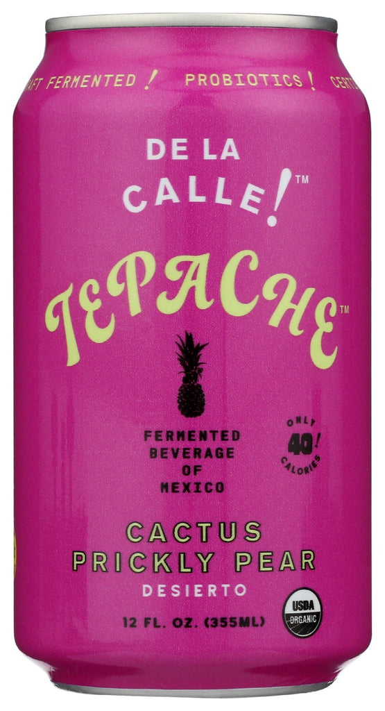 DE LA CALLE: Tepache Cactus Prickly Pear, 12 oz