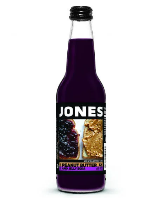 JONES: Peanut Butter & Jelly Soda, 12 fo