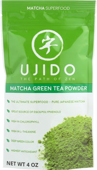 UJIDO: Matcha Green Tea Powder, 4 oz