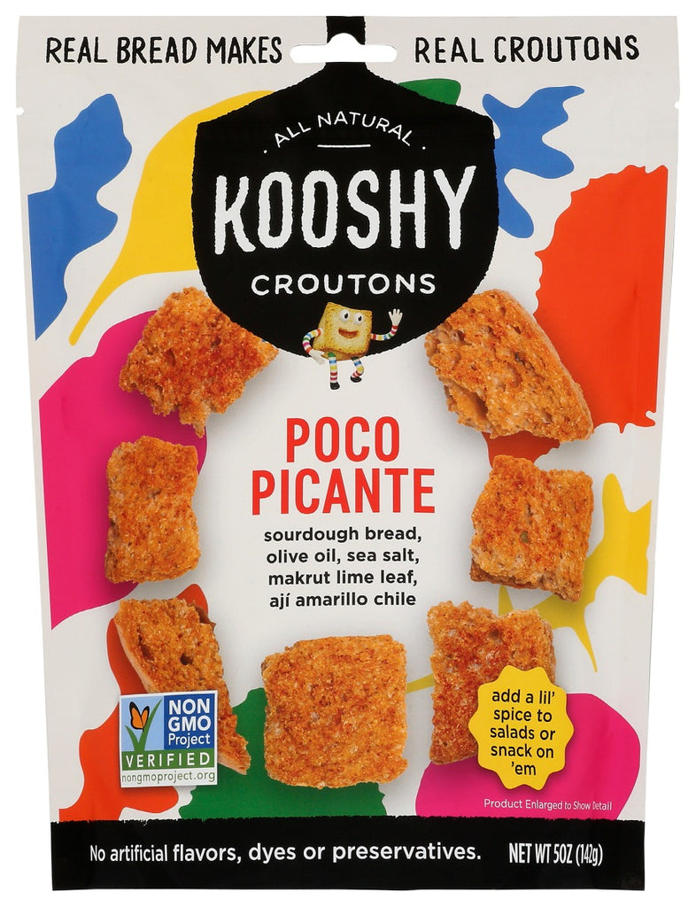 KOOSHY: Poco Picante Croutons, 5 oz