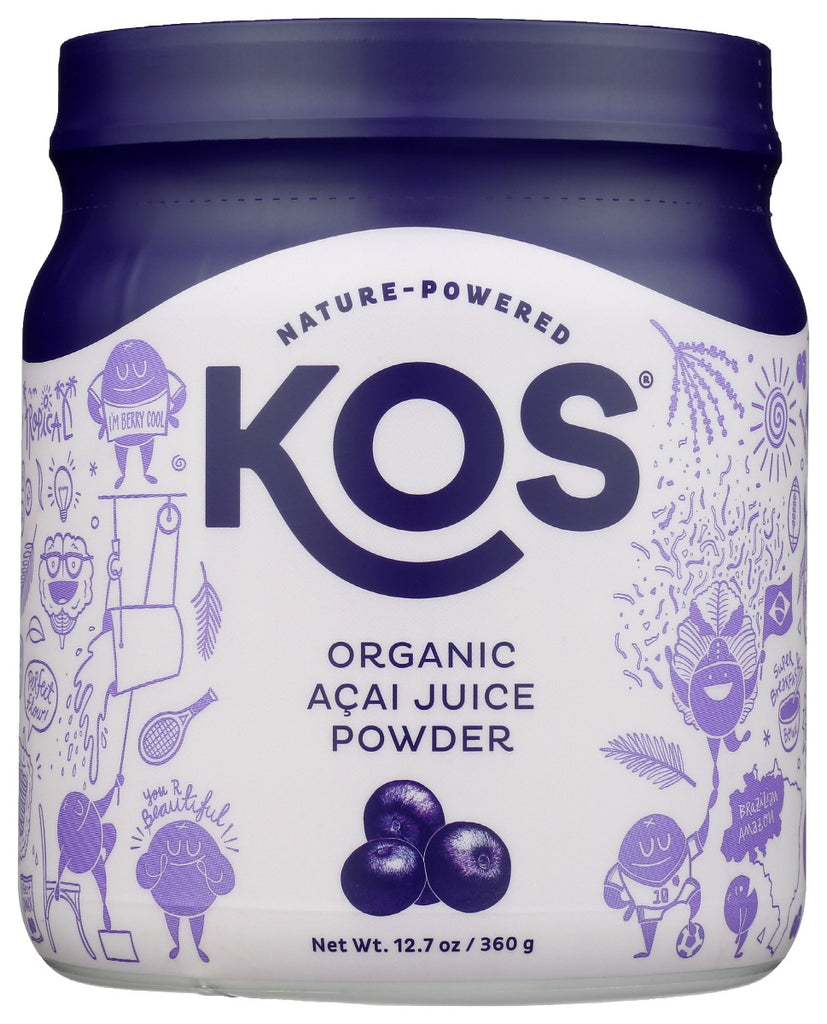 KOS: Organic Acai Berry Powder, 12.7 oz