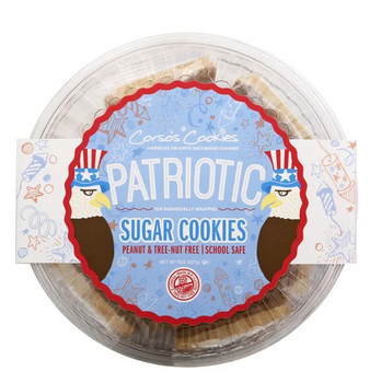 CORSOS COOKIES: Patriotic Sugar Cookies, 8 oz