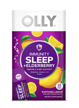 OLLY: Immunity Sleep Elderberry Powder Packs, 10 ea