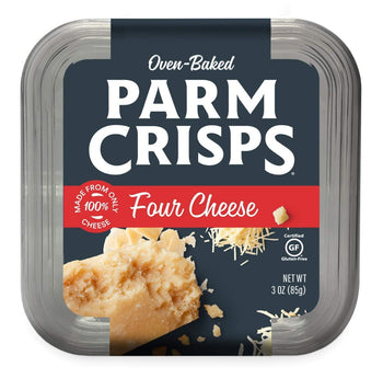 PARM CRISPS: Four Cheese Tub, 3 oz