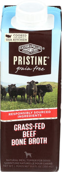 CASTOR & POLLUX: Pristine Grain Free Grass-Fed Beef Bone Broth, 250 ml