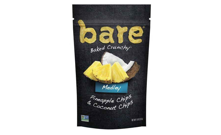 BARE FRUIT: Medley Pineapple and Coconut Chips, 1.8 oz