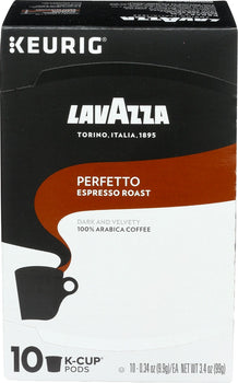 LAVAZZA: Perfetto K Cup Pods, 10 ea