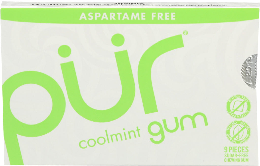 PUR: Coolmint Gum, 9 pc