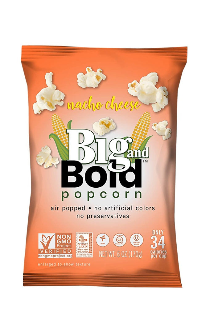 POPTIME BIG AND BOLD: Nacho Cheese Popcorn, 6 oz