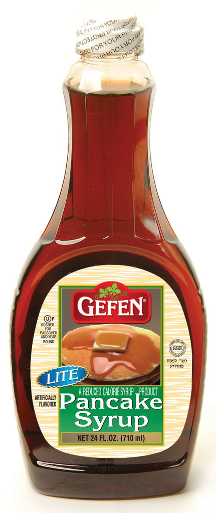 GEFEN: Lite Pancake Syrup, 24 oz