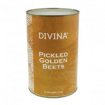 DIVINA: Pickled Golden Beets, 5.9 lb