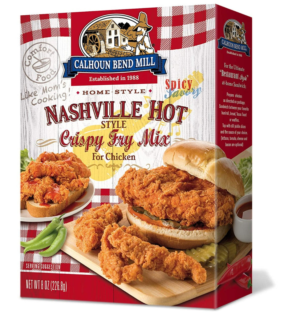 CALHOUN BEND: Mix Fry Nashvl Hot, 8 oz