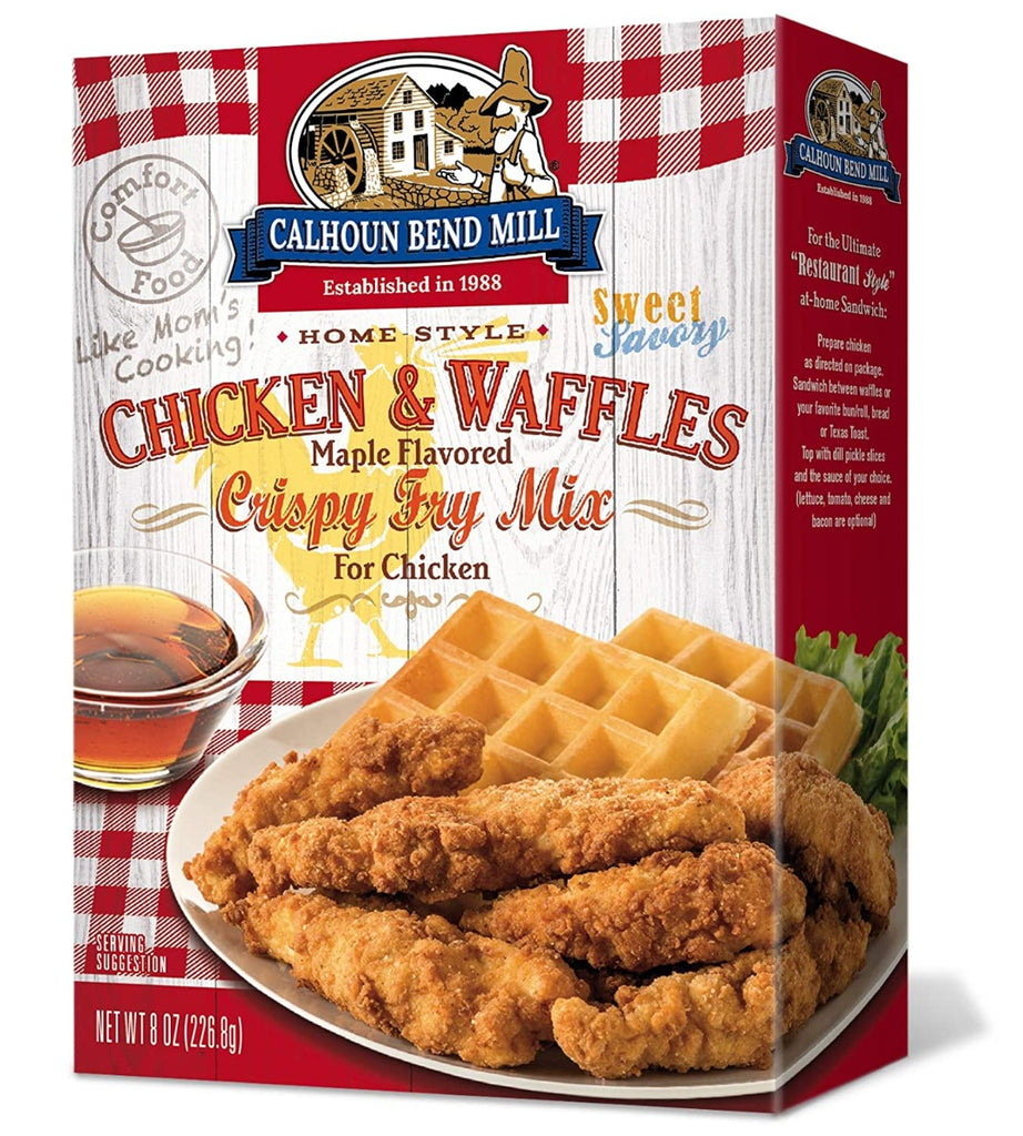 CALHOUN BEND: Mix Fry Chkn Waffle, 8 oz