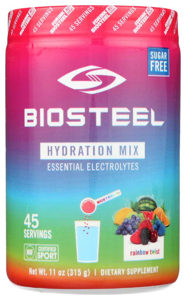 BIOSTEEL: Hydration Pwdr Rainbow, 11 oz