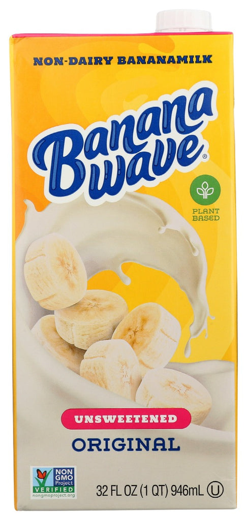 BANANA WAVE: Milk Banana Unsweetened, 32 fo