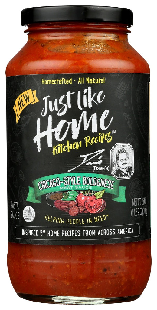 JUST LIKE HOME: Sauce Bolognese Chi-Style, 25 oz