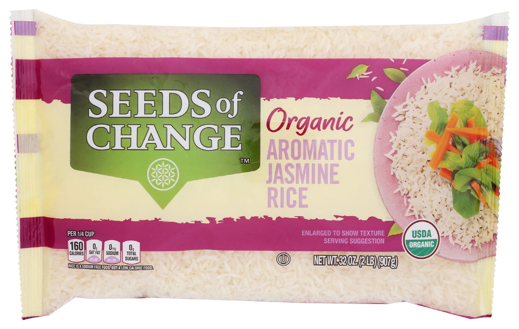 SEEDS OF CHANGE: Rice Jasmine Organic, 2 lb