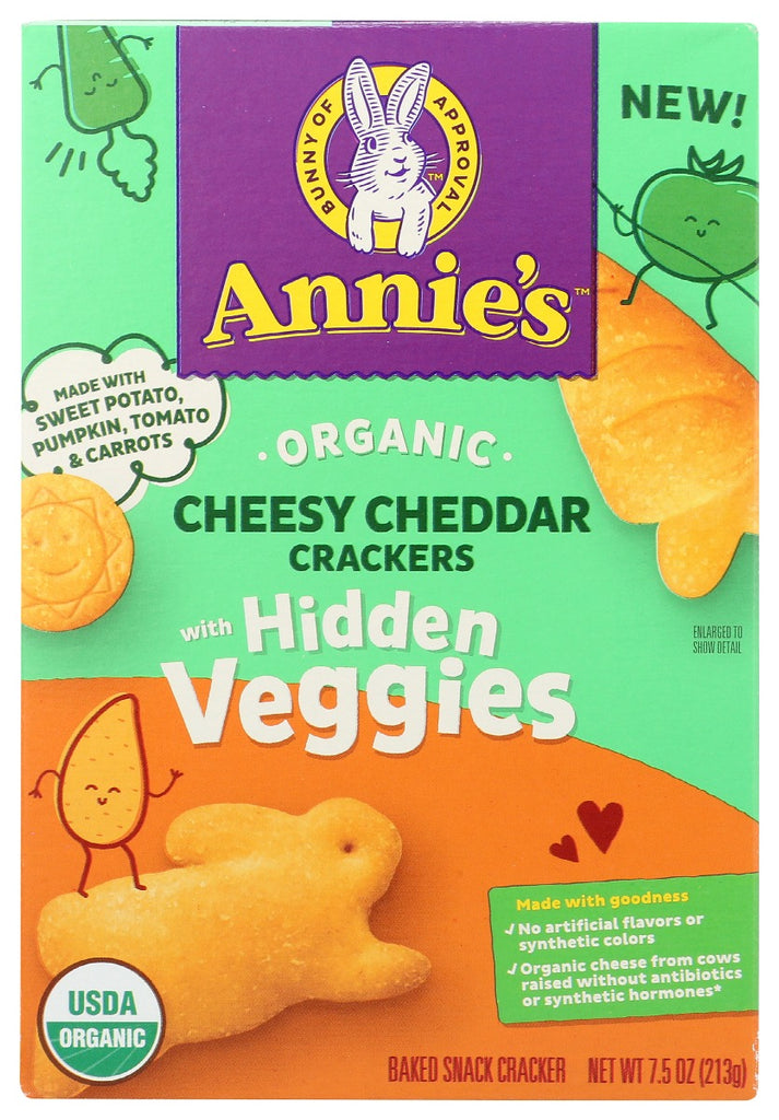 ANNIES HOMEGROWN: Cracker Veggie Cheese Org, 7.5 oz