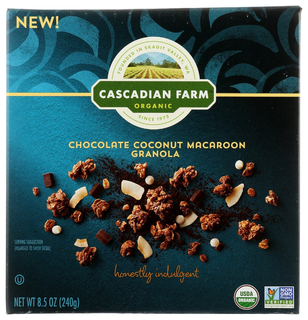 CASCADIAN FARM: Granola Ccnut Macaroon, 8.5 oz