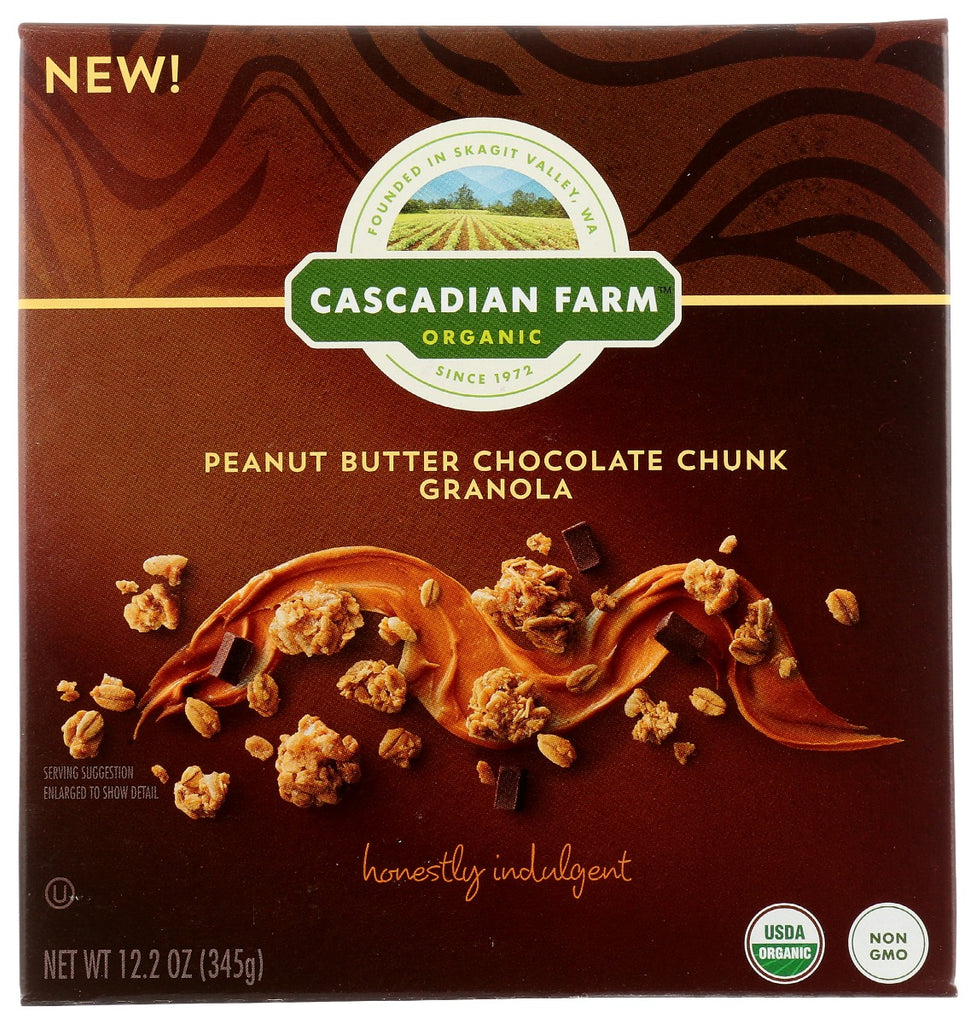 CASCADIAN FARM: Granola Pb Choc Chunk, 12.2 oz