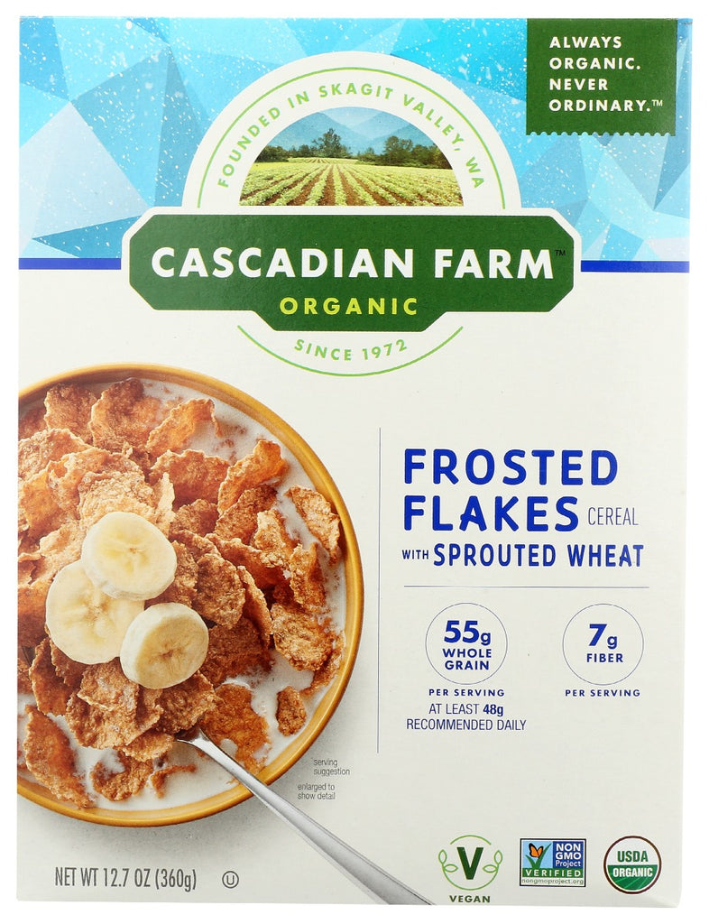 CASCADIAN FARM: Cereal Sprouted Frst Flak, 12.7 oz