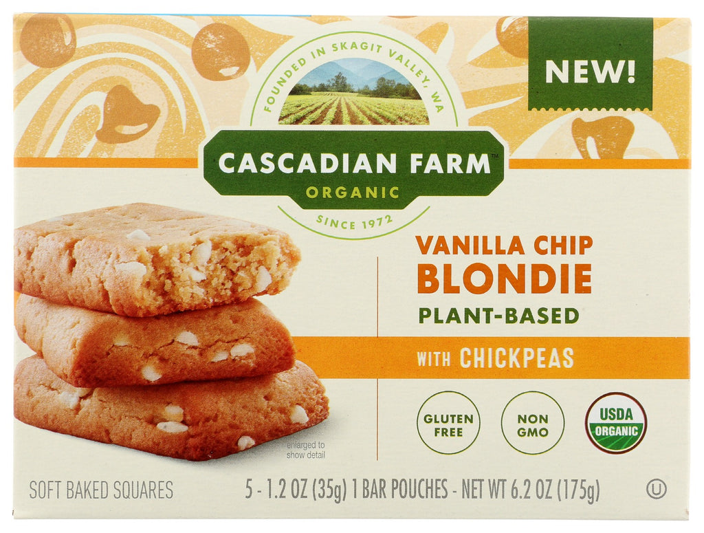 CASCADIAN FARM: Bar Sft Bk Vnila Blond, 6.5 oz