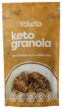 KISS MY KETO: Granola Pnut Btr Choc Chp, 9.5 oz