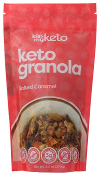 KISS MY KETO: Granola Salted Caramel, 9.5 oz