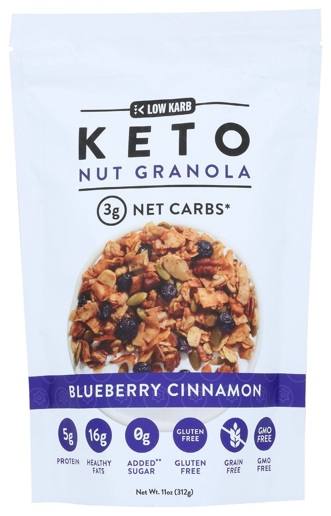 NUTRAIL: Granola Blubrry Cinnamon, 11 oz