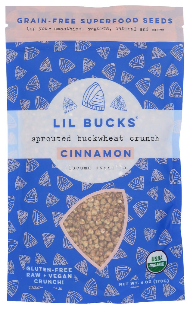 LIL BUCKS: Buckwheat Sprtd Cinnamon, 6 oz