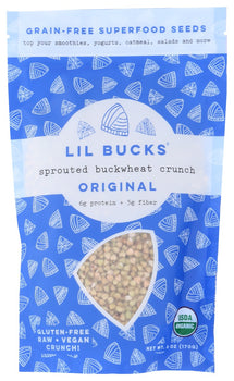 LIL BUCKS: Buckwheat Sprouted Orig, 6 oz