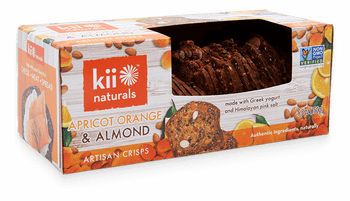 KII NATURALS: Apricot Orange & Almond Crisps, 5.3 oz