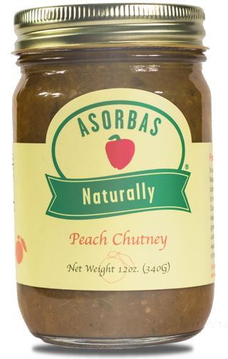 ASORBAS: Peach Chutney Salsa, 12 oz