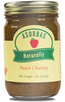 ASORBAS: Peach Chutney Salsa, 12 oz