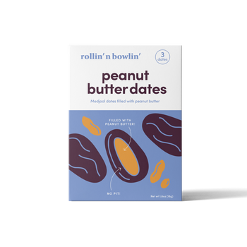 ROLLIN N BOWLIN: Dates Peanut Butter Fill, 1.8 oz