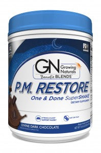 GROWING NATURALS: Shake Pm Restore Drk Choc, 14.8 oz