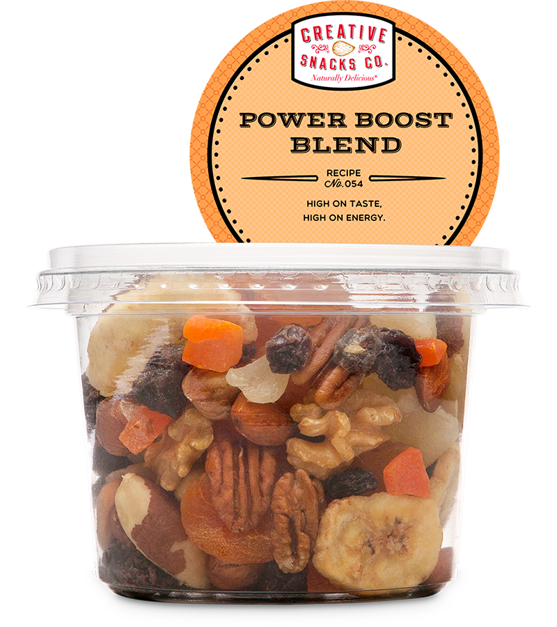 CREATIVE SNACK: Power Boost Blend Trail Mix Cup, 9.5 oz