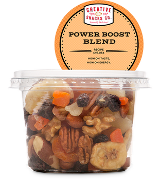 CREATIVE SNACK: Power Boost Blend Trail Mix Cup, 9.5 oz